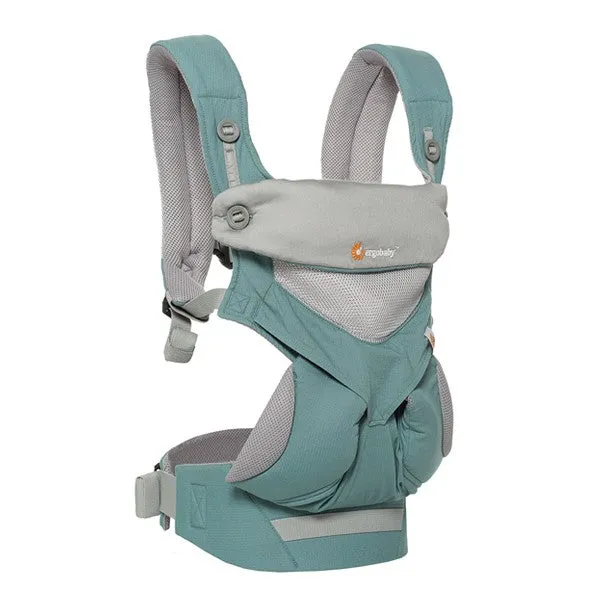 [1 year local warranty] Ergobaby Performance 360 4 Position Baby Carrier - Cool Air Mesh Icy Mint