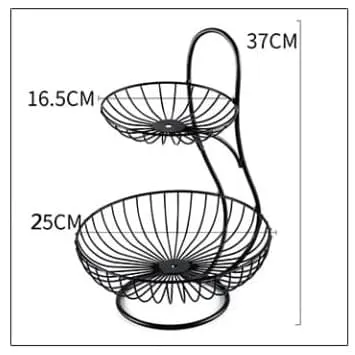 2 Tier Fruit Basket