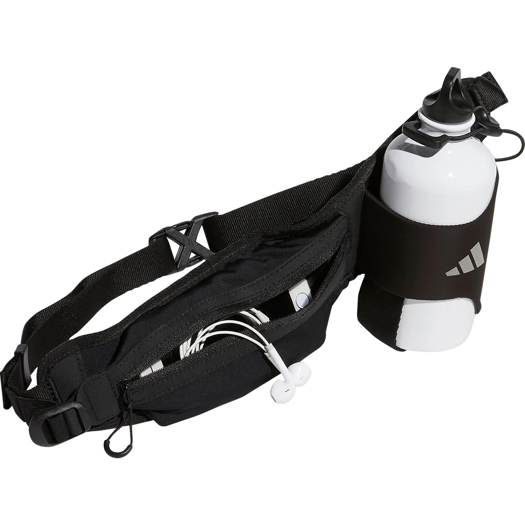 adidas Running Bottle Waist Bag - Black