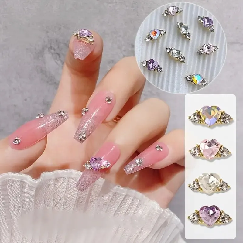 Aitificial Rhinestones Mix Crystal For Nail Art Accessories | Flatback Stones 3D Gems Nails Art Decoration For Women Home DIY Salon