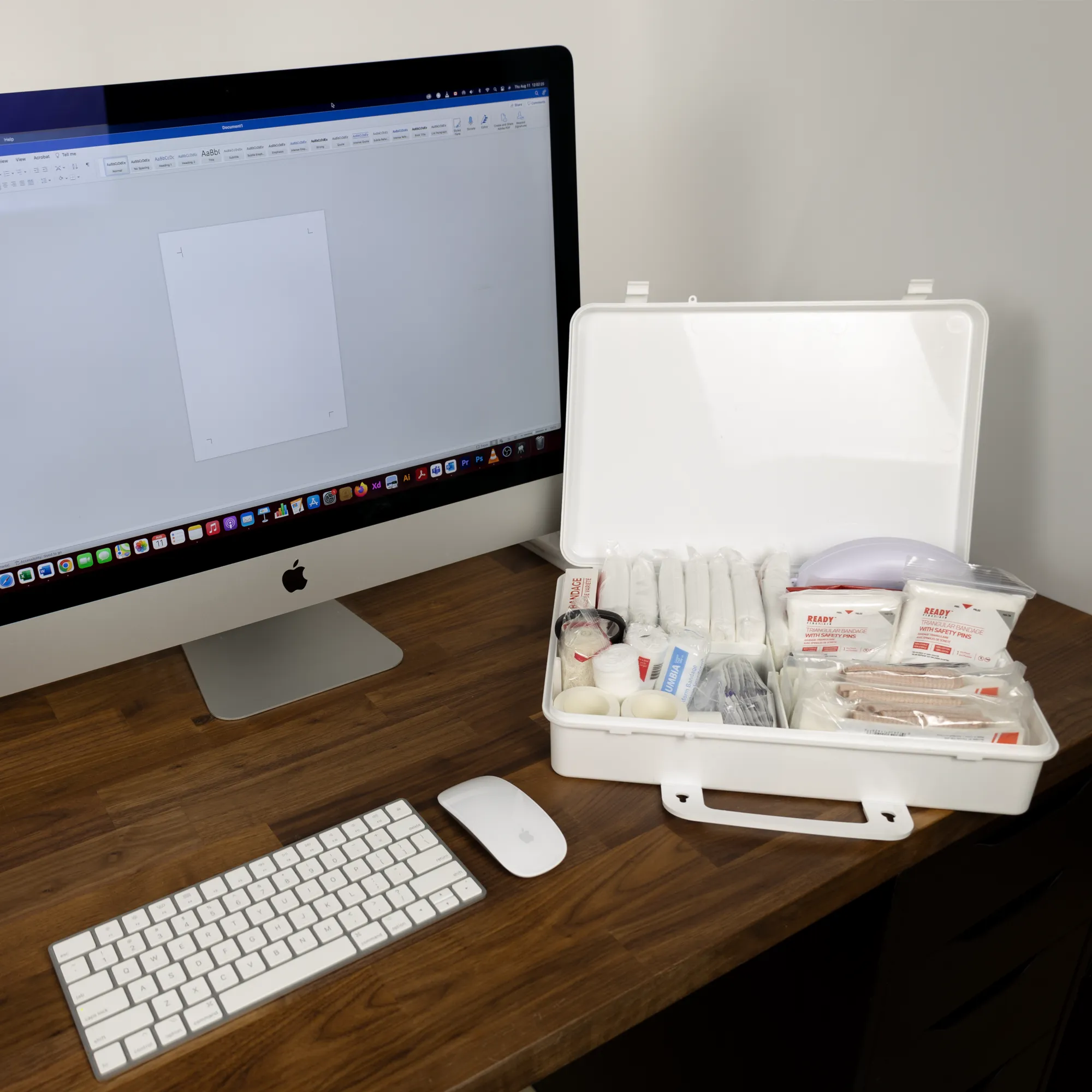 Alberta Number 1 First Aid Kit with Metal Cabinet