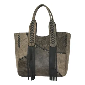 American West Gypsy Patch Large Zip-Top Tote Style 1752915