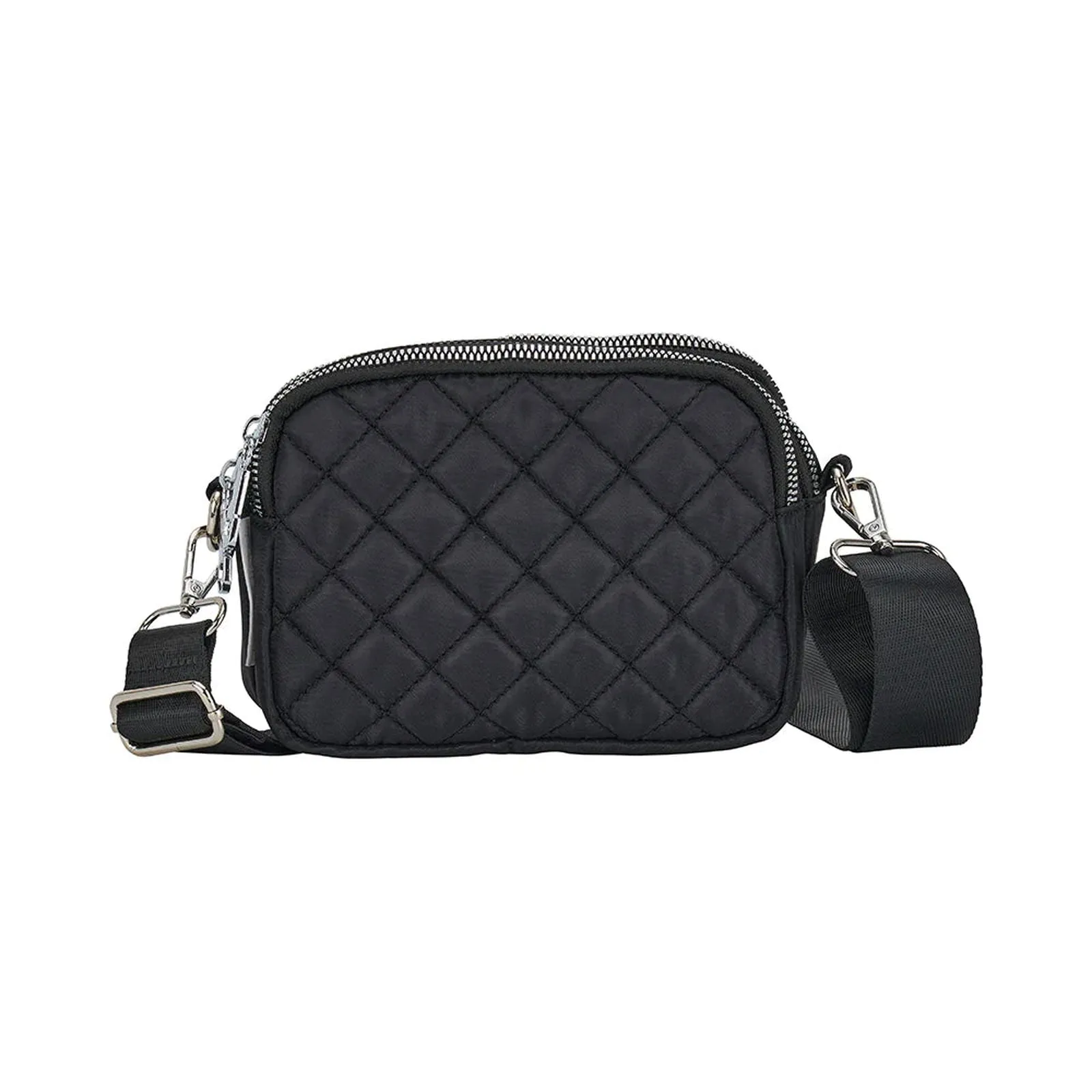 Annabel Trends Travel Quilted 3 Zip Bag