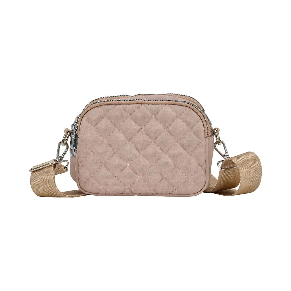 Annabel Trends Travel Quilted 3 Zip Bag