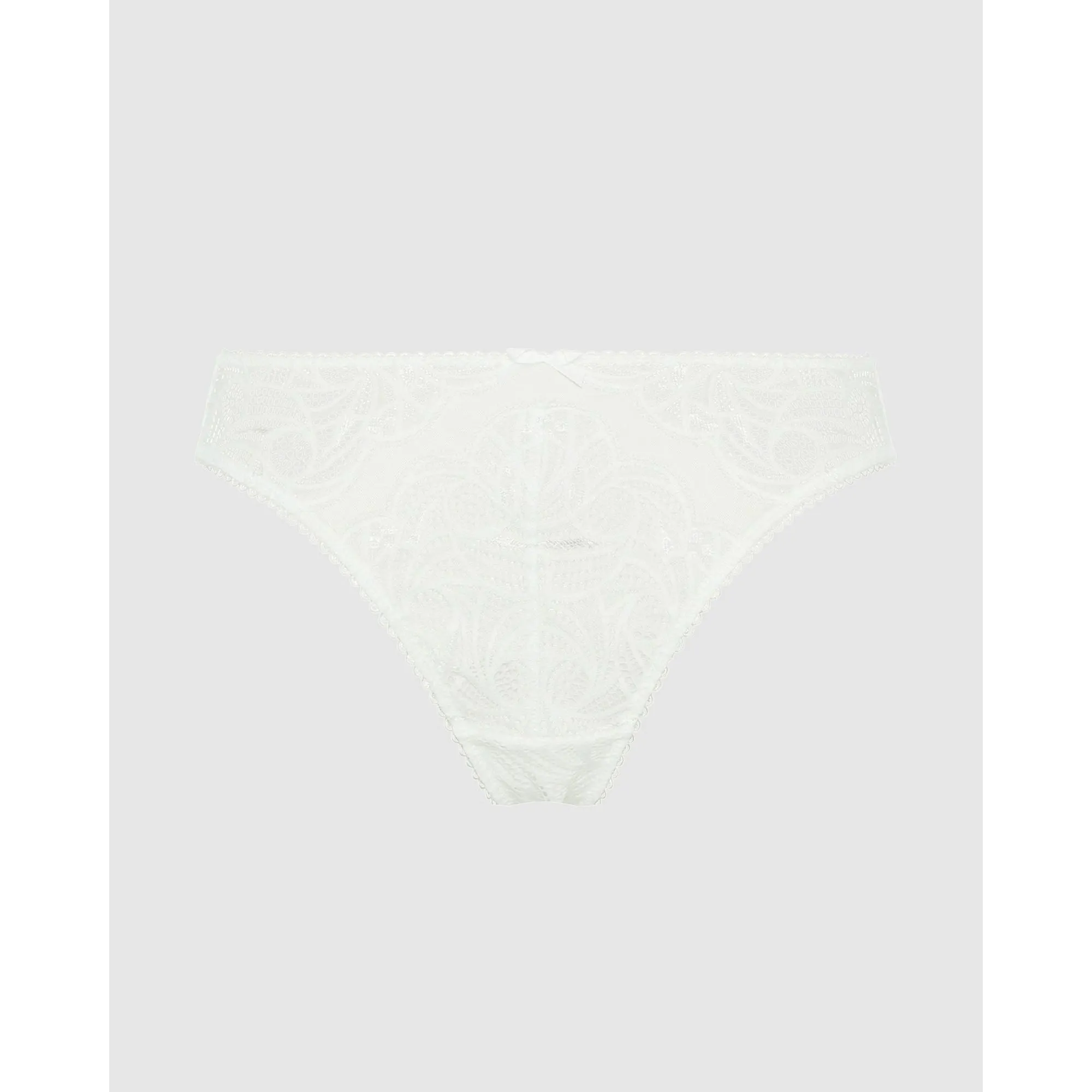 Ariane Lace Brazilian Cut Brief-Ivory