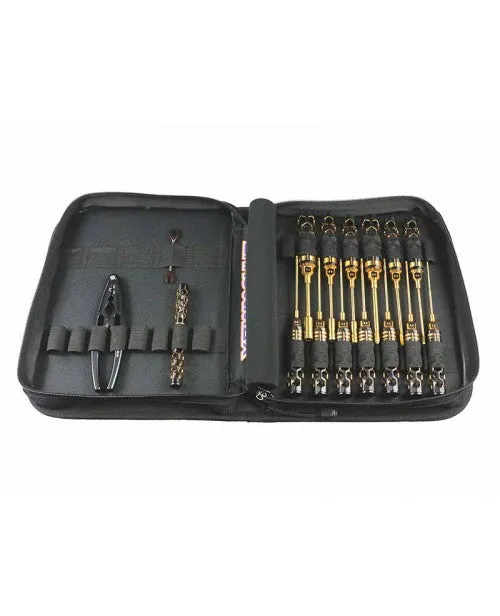 ARROWMAX AM Toolset For Offroad (16Pcs) With Tools Bag Black Golden