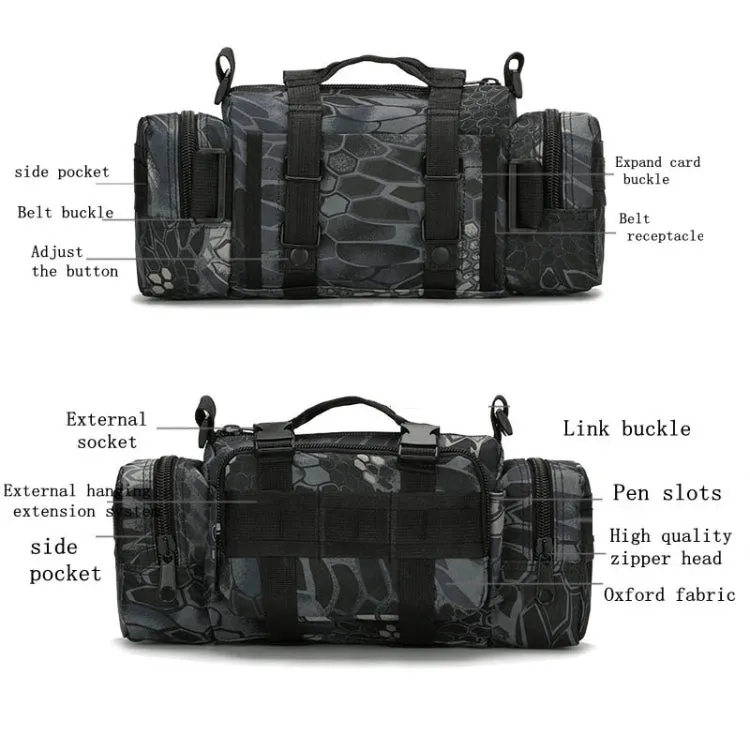 B04 Sports Outdoor Fishing Waterproof Waist Bag Photography Multifunctional Bag(JungleDigital)