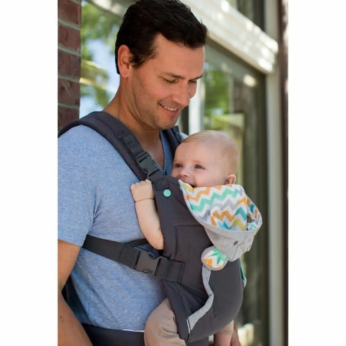 Baby Carrier Backpack Infantino Cuddle Up Bear Grey   0 Years   0 Months