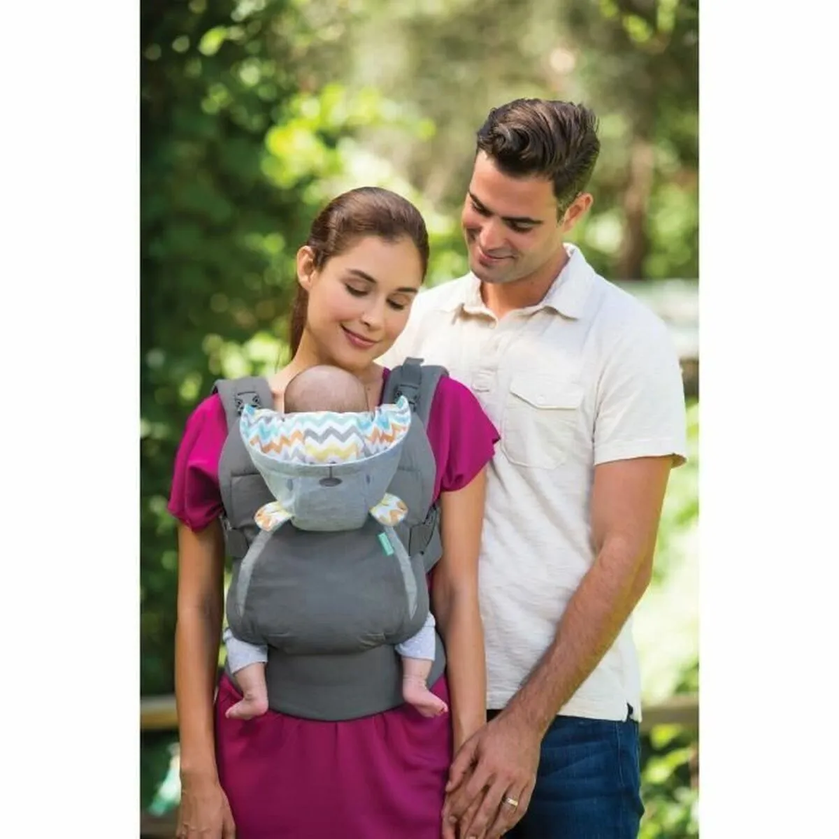 Baby Carrier Backpack Infantino Cuddle Up Bear Grey   0 Years   0 Months