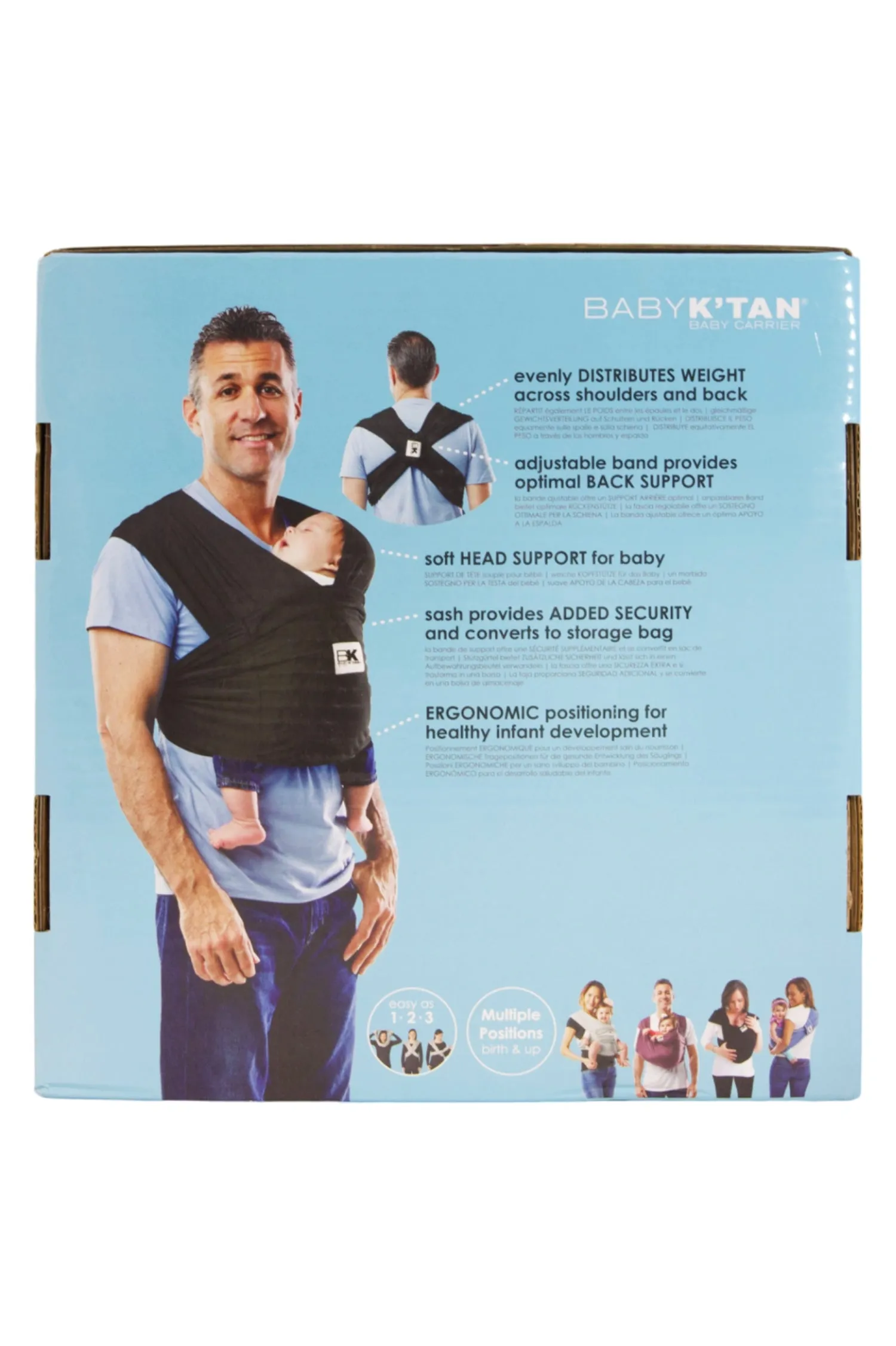 Baby K'tan Original Baby Carrier - Denim - L