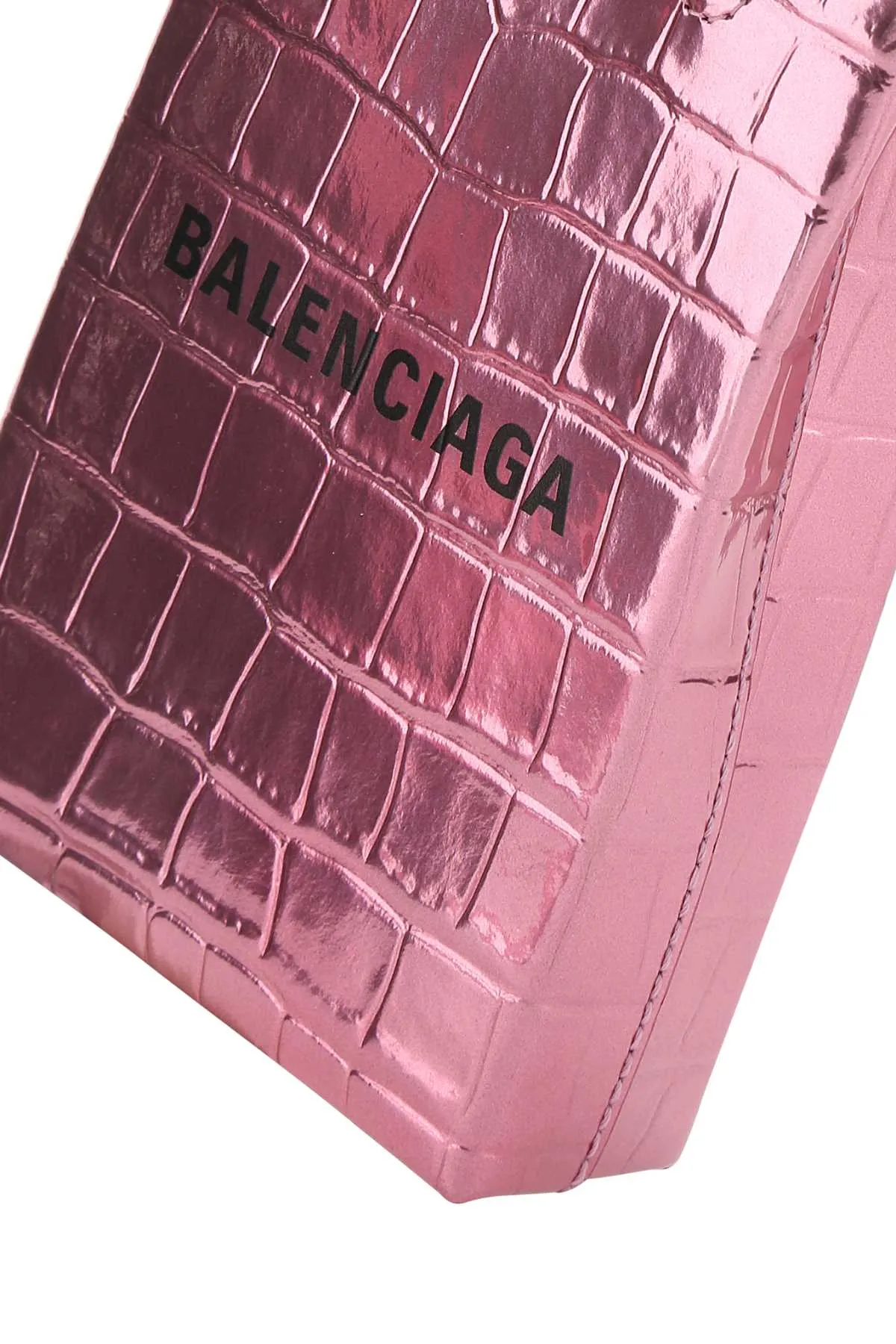 Balenciaga Logo Printed Mini Shopping Bag