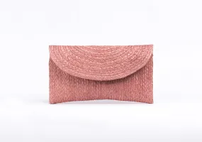 Bangkok Craft - Sisal Mini Clutch Bag (Rose)