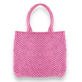 Bell & Fox Mara Hand Woven Bag Pink