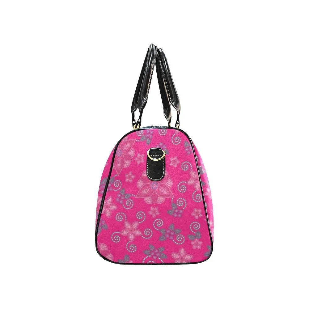 Berry Picking Pink Waterproof Travel Bag