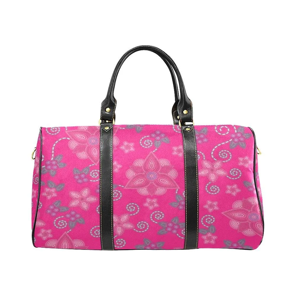 Berry Picking Pink Waterproof Travel Bag