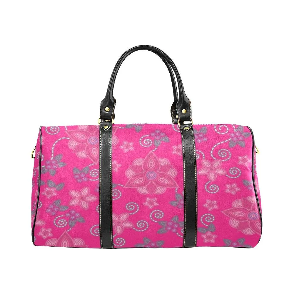 Berry Picking Pink Waterproof Travel Bag