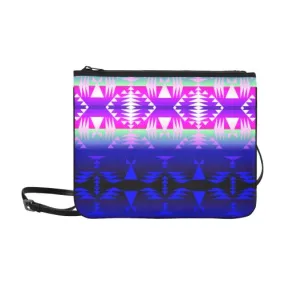 Between the Wasatch Mountains Slim Clutch Bag