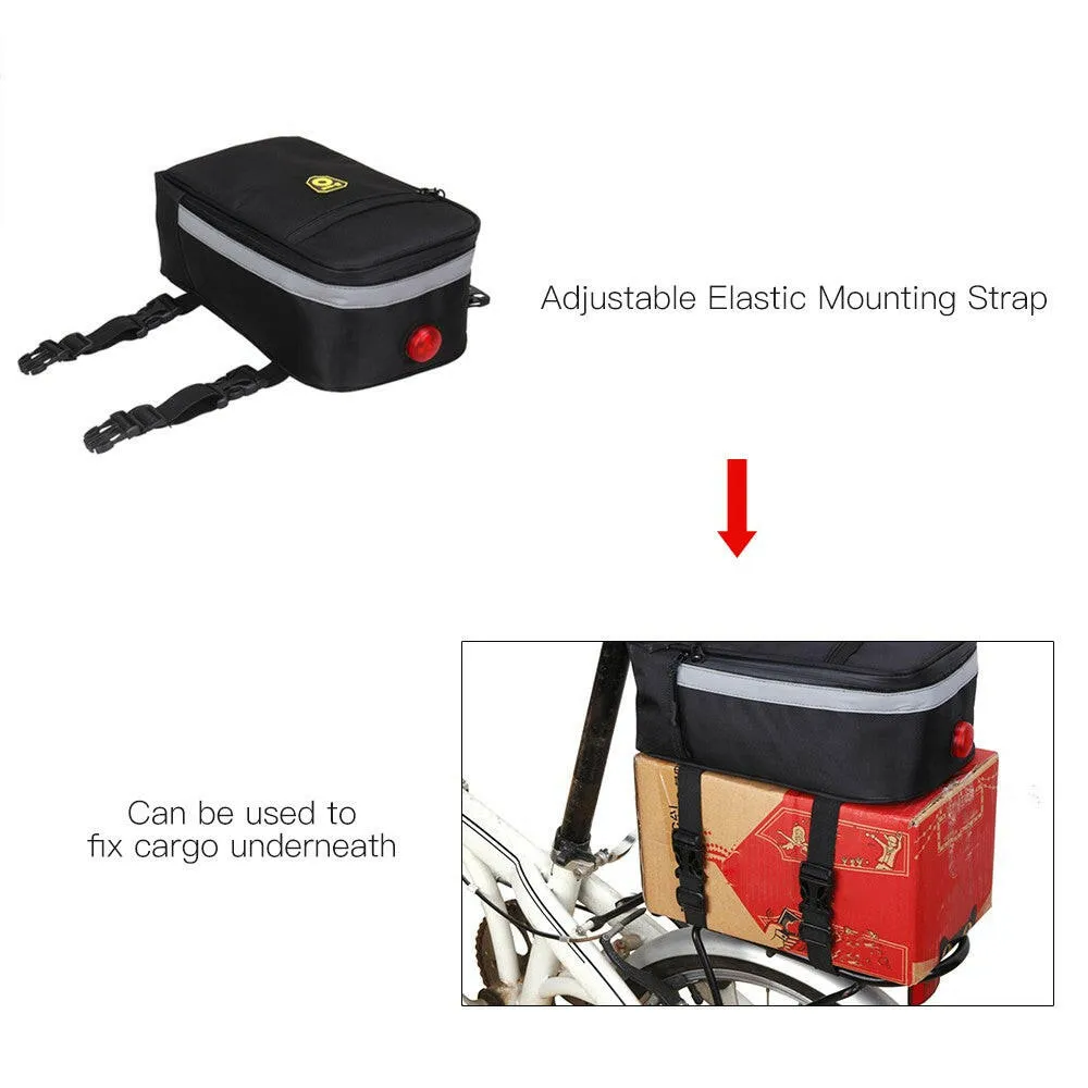 Bicycle Trunk Bag Pannier Cycling Rack Pack Bike Rear Seat Bag