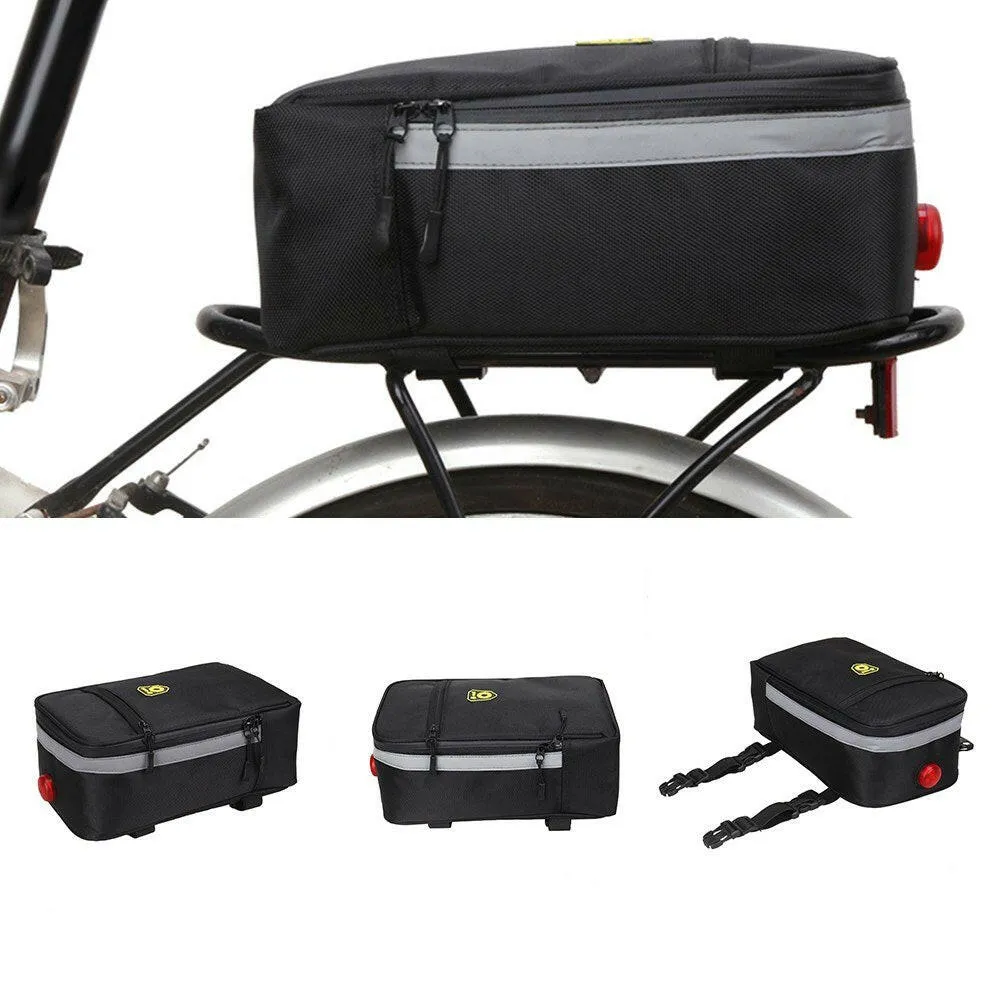 Bicycle Trunk Bag Pannier Cycling Rack Pack Bike Rear Seat Bag