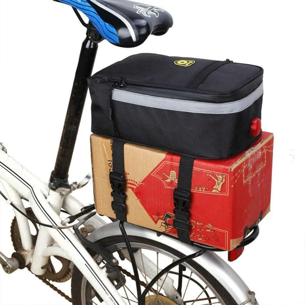 Bicycle Trunk Bag Pannier Cycling Rack Pack Bike Rear Seat Bag