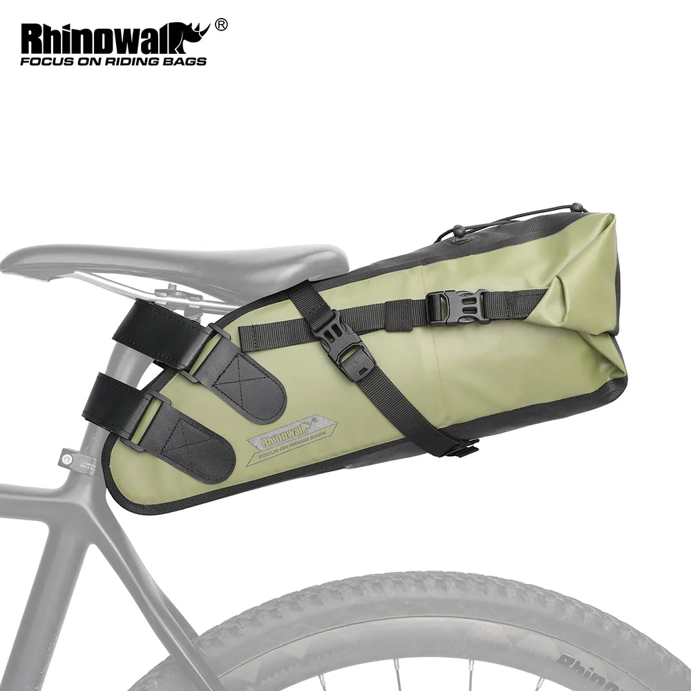 Bike Seat Bag, Bicycle Saddle Bag Under Seat 3D Shell Cycling Seat Pack for Mountain Road Bikes Black