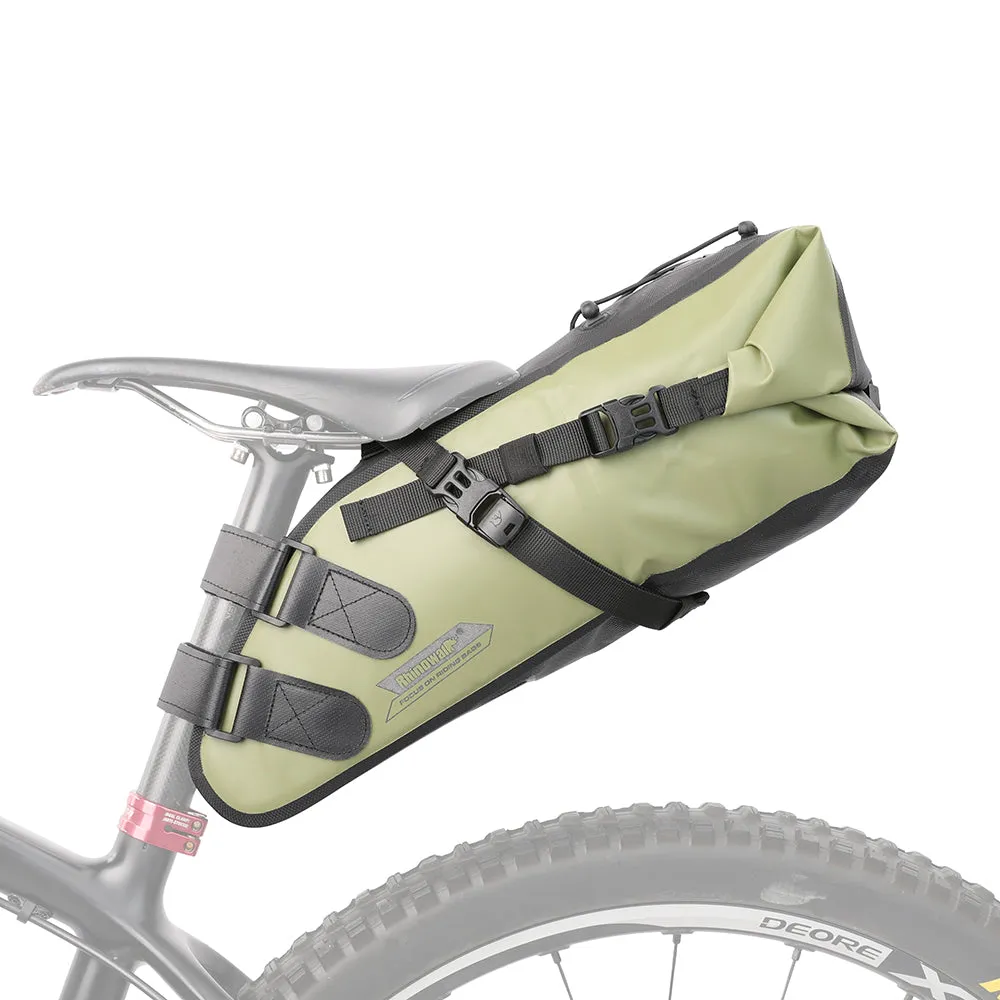 Bike Seat Bag, Bicycle Saddle Bag Under Seat 3D Shell Cycling Seat Pack for Mountain Road Bikes Black