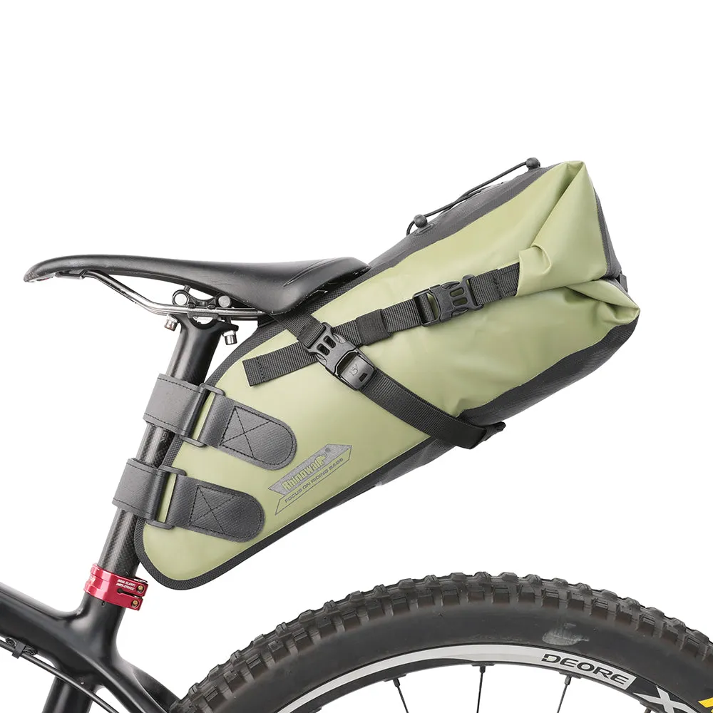 Bike Seat Bag, Bicycle Saddle Bag Under Seat 3D Shell Cycling Seat Pack for Mountain Road Bikes Black