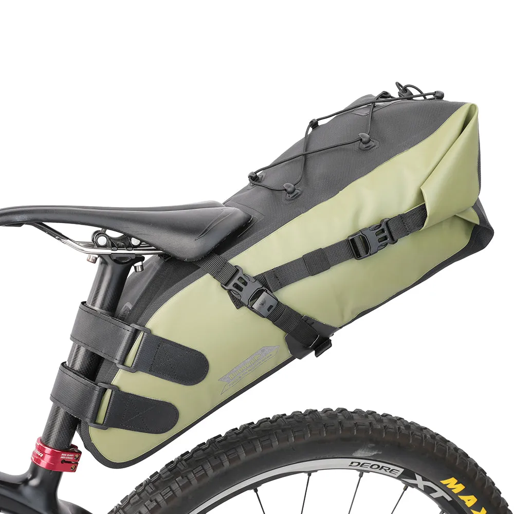 Bike Seat Bag, Bicycle Saddle Bag Under Seat 3D Shell Cycling Seat Pack for Mountain Road Bikes Black