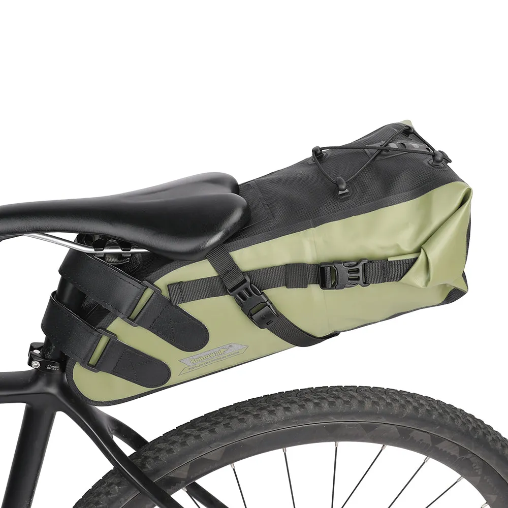 Bike Seat Bag, Bicycle Saddle Bag Under Seat 3D Shell Cycling Seat Pack for Mountain Road Bikes Black