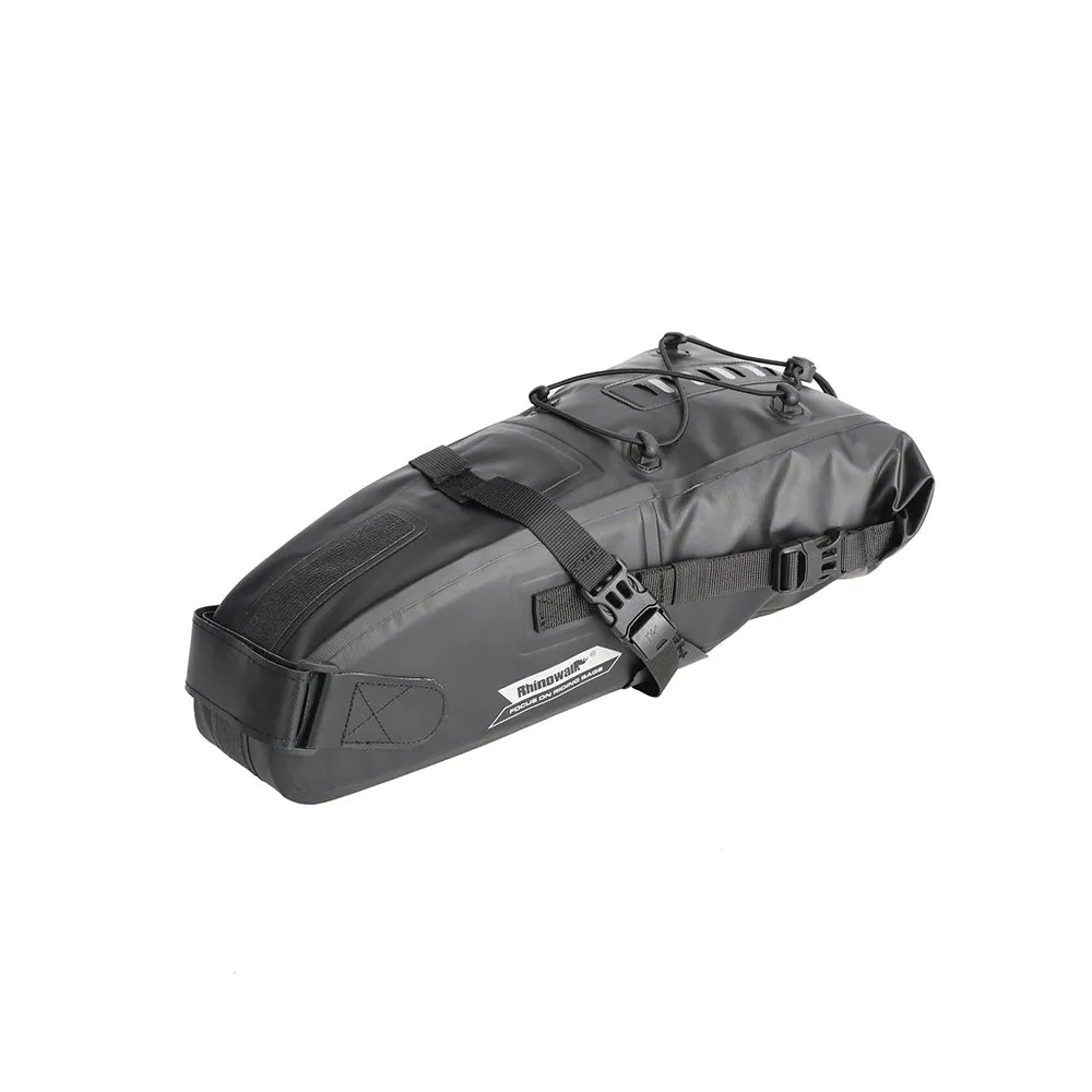 Bike Seat Bag, Bicycle Saddle Bag Under Seat 3D Shell Cycling Seat Pack for Mountain Road Bikes Black