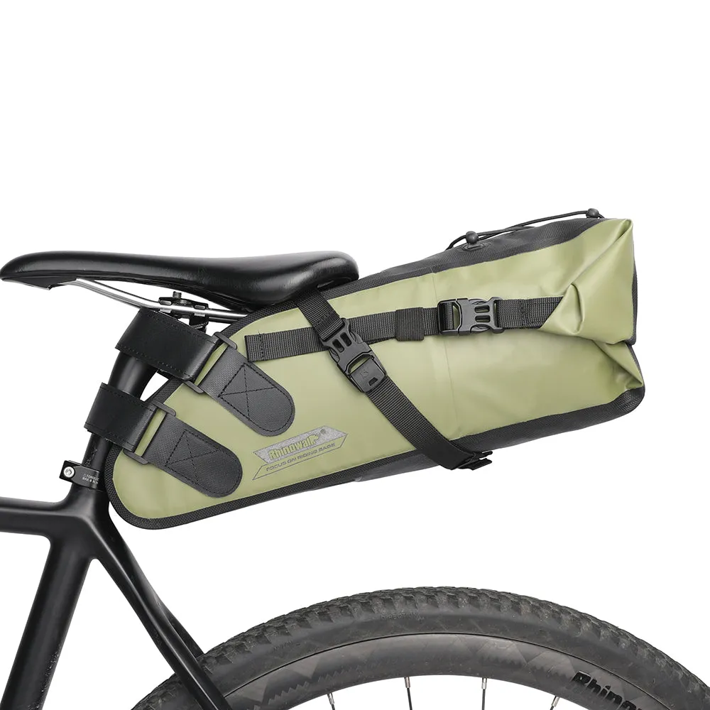 Bike Seat Bag, Bicycle Saddle Bag Under Seat 3D Shell Cycling Seat Pack for Mountain Road Bikes Black