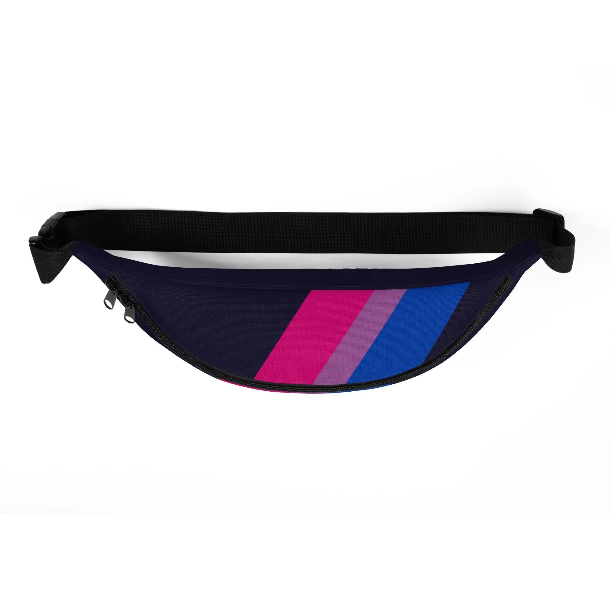 Bisexual Pride Flag Diagonal Fanny Pack/Bum Bag