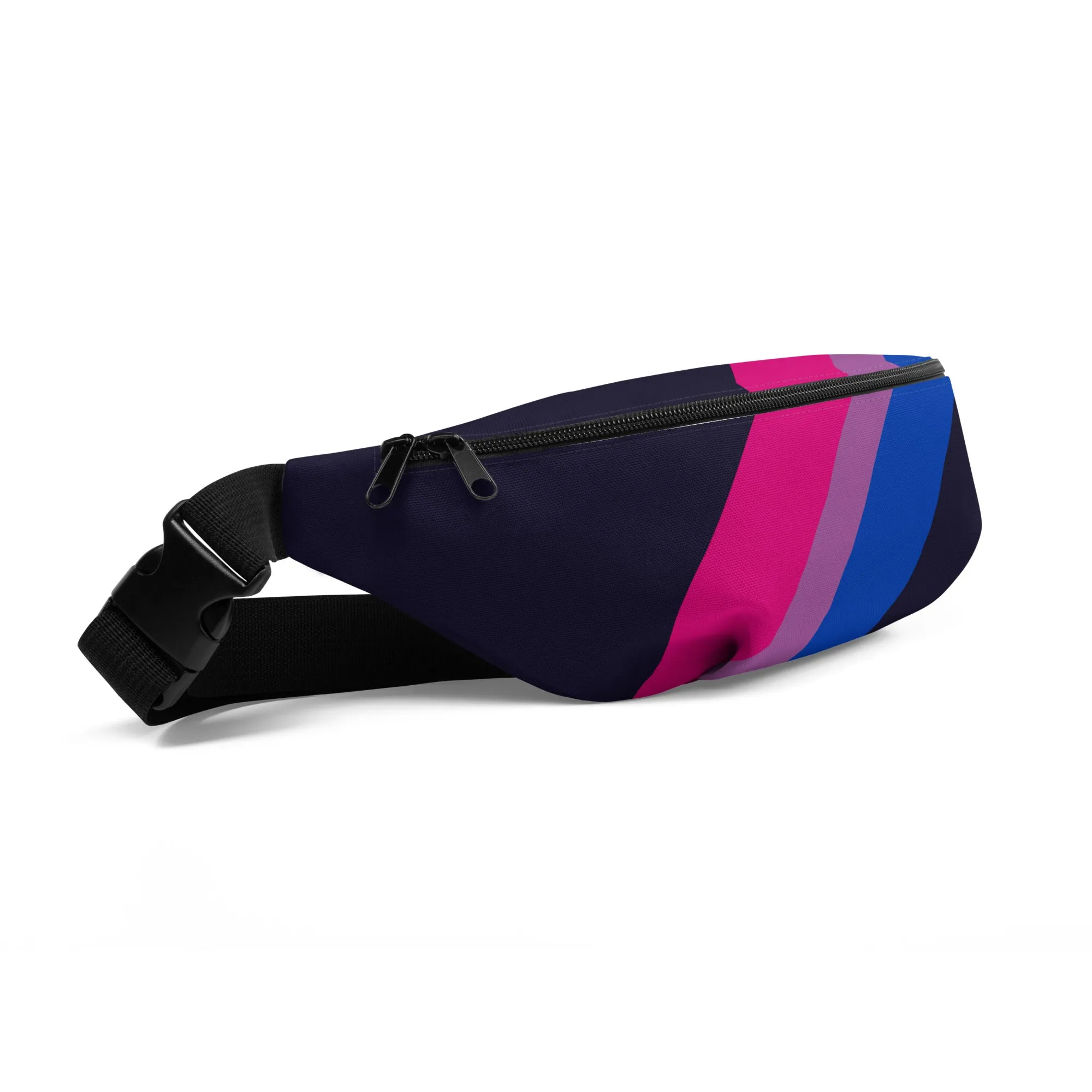 Bisexual Pride Flag Diagonal Fanny Pack/Bum Bag