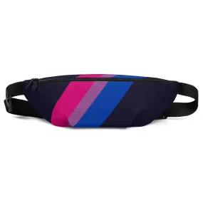 Bisexual Pride Flag Diagonal Fanny Pack/Bum Bag