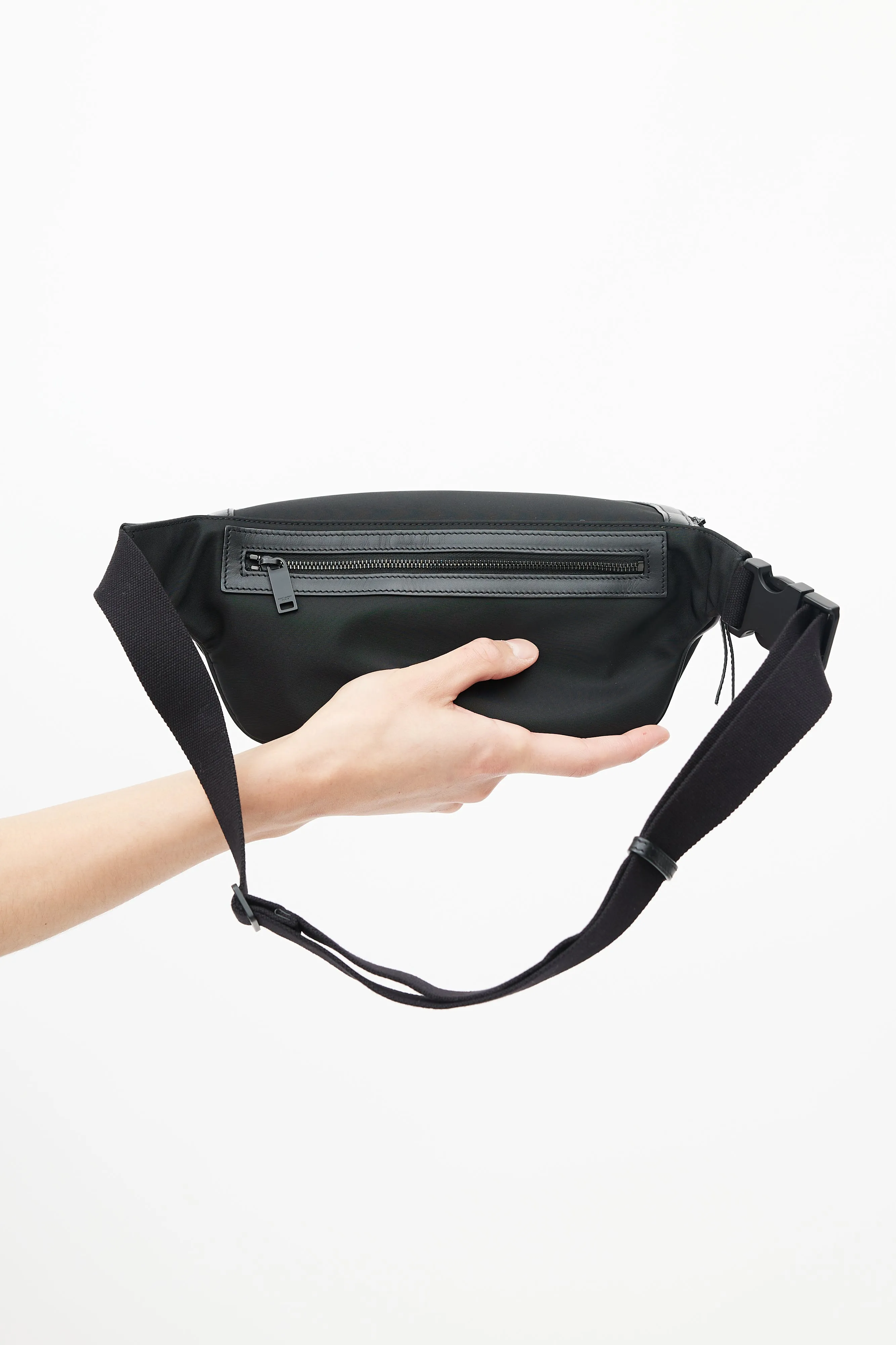 Black City Nylon Waist Bag