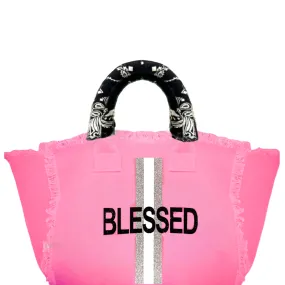 Blessed Fringe Canvas Bag