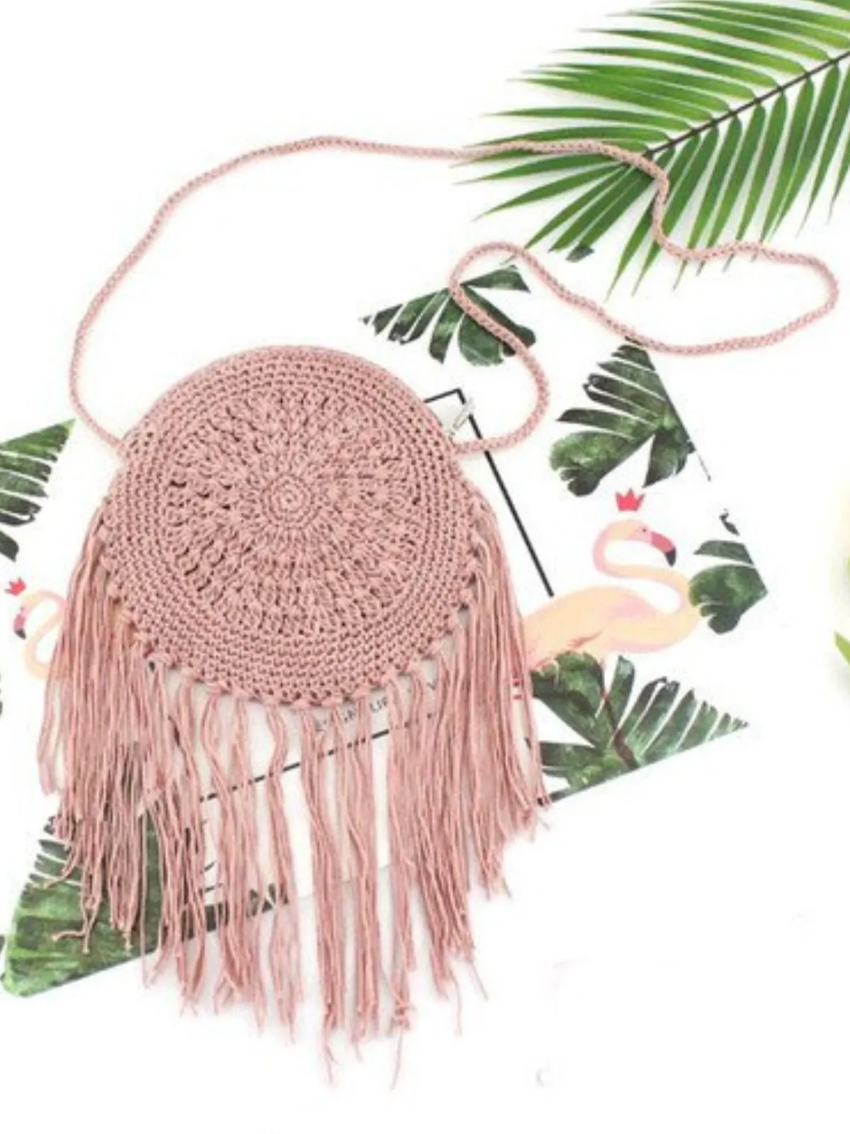 Boho Princess Crochet Crossbody Bag