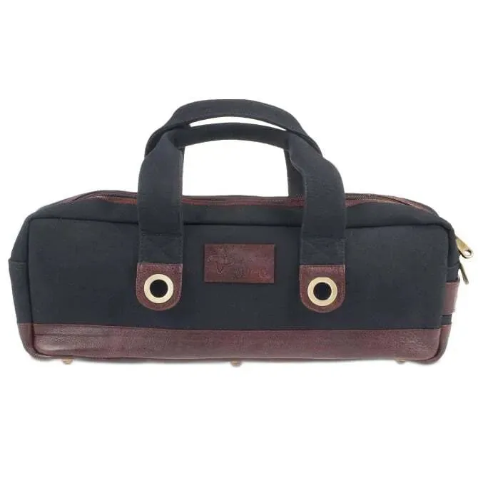 Boldric Chef Carryall Green Canvas with Brown Leather Trim