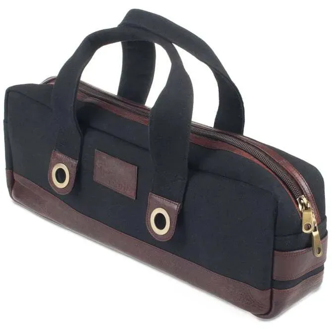 Boldric Chef Carryall Green Canvas with Brown Leather Trim