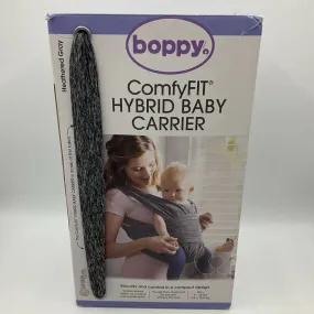 Boppy Comfy FIT Hybrid Baby Heathered Gray Wrap Carrier