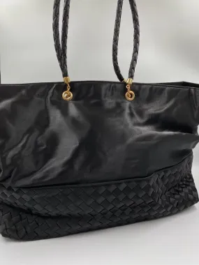 Bottega Veneta satin tote