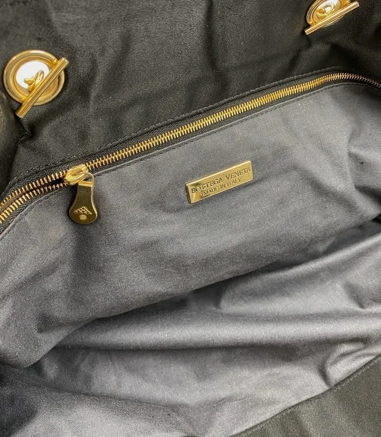 Bottega Veneta satin tote