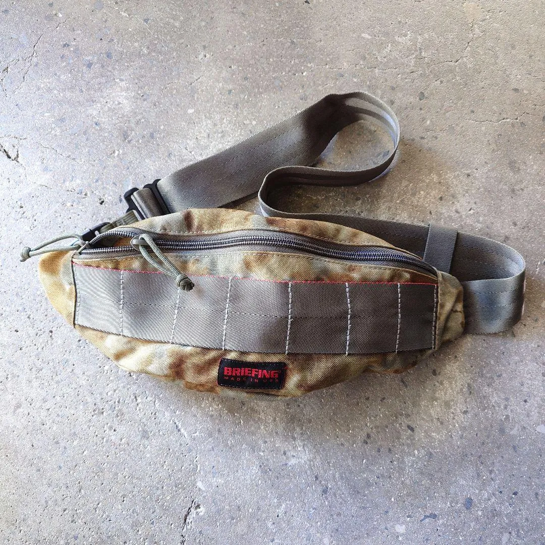 BRIEFING camo waist bag USA ブリーフィング　限定カモ　ウエストバッグ　アメリカ製