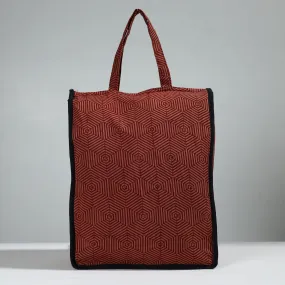 Brown - Handcrafted Cotton Shopping Bag 02