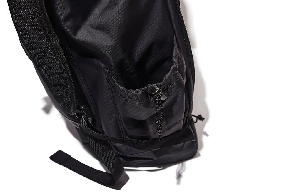 BSRABBIT TWO POCKET BACK PACK BLACK