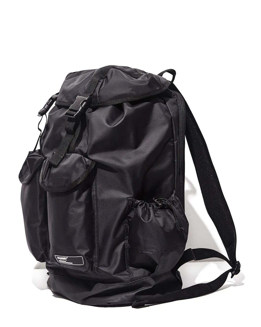 BSRABBIT TWO POCKET BACK PACK BLACK