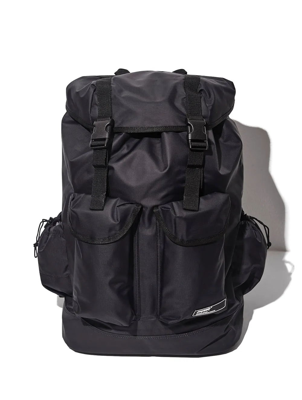 BSRABBIT TWO POCKET BACK PACK BLACK