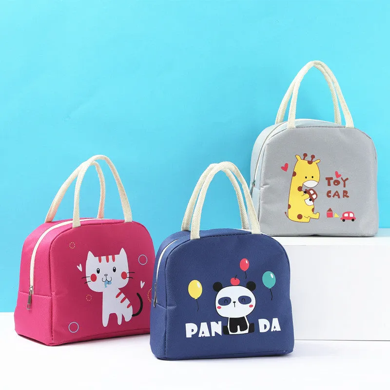 Cartoon Lunch Bag Insulation Bag Oxford Cloth Lunch Bag With Rice