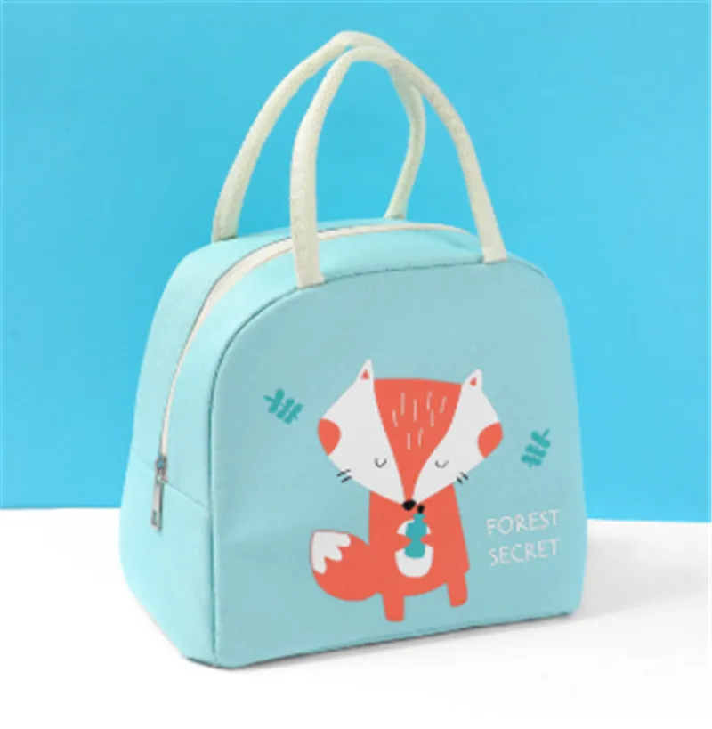 Cartoon Lunch Bag Insulation Bag Oxford Cloth Lunch Bag With Rice