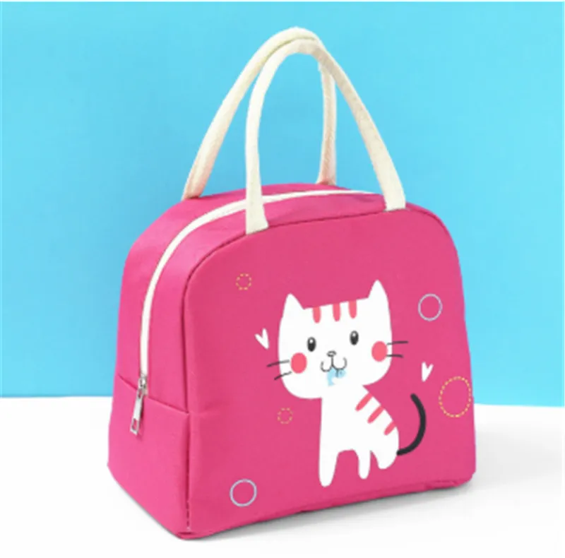 Cartoon Lunch Bag Insulation Bag Oxford Cloth Lunch Bag With Rice